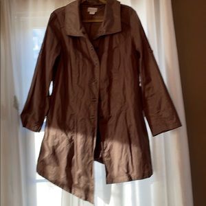 Soft surrounding rain jacket size XL
